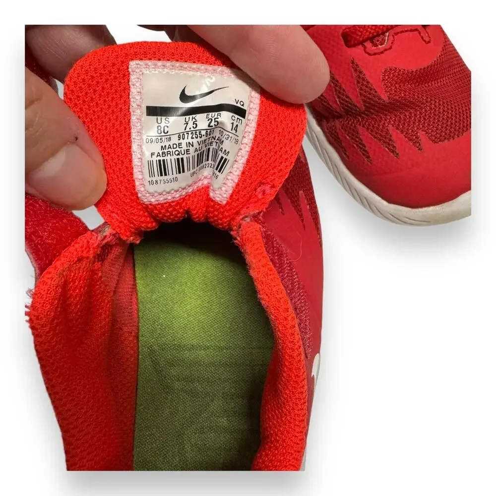Nike Star Runner Toddler Size 8‎ Red TDV Volt Shoes 907255-601 Sneakers Tennis